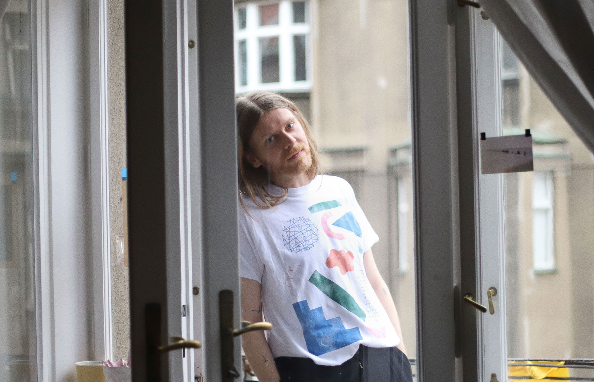 ROE hand screenprinted t-shirt