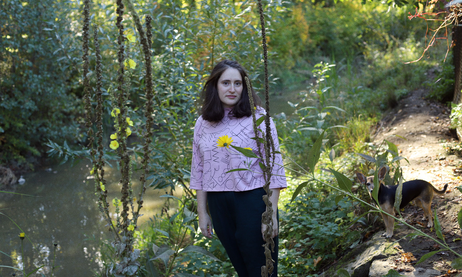 ROE handmade grid dress