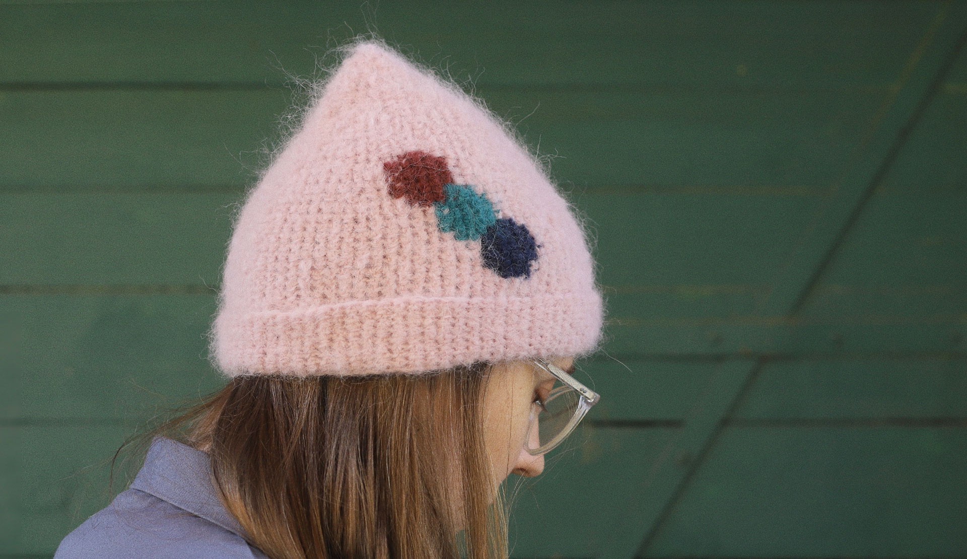 ROE handmade crocheted mohair cap