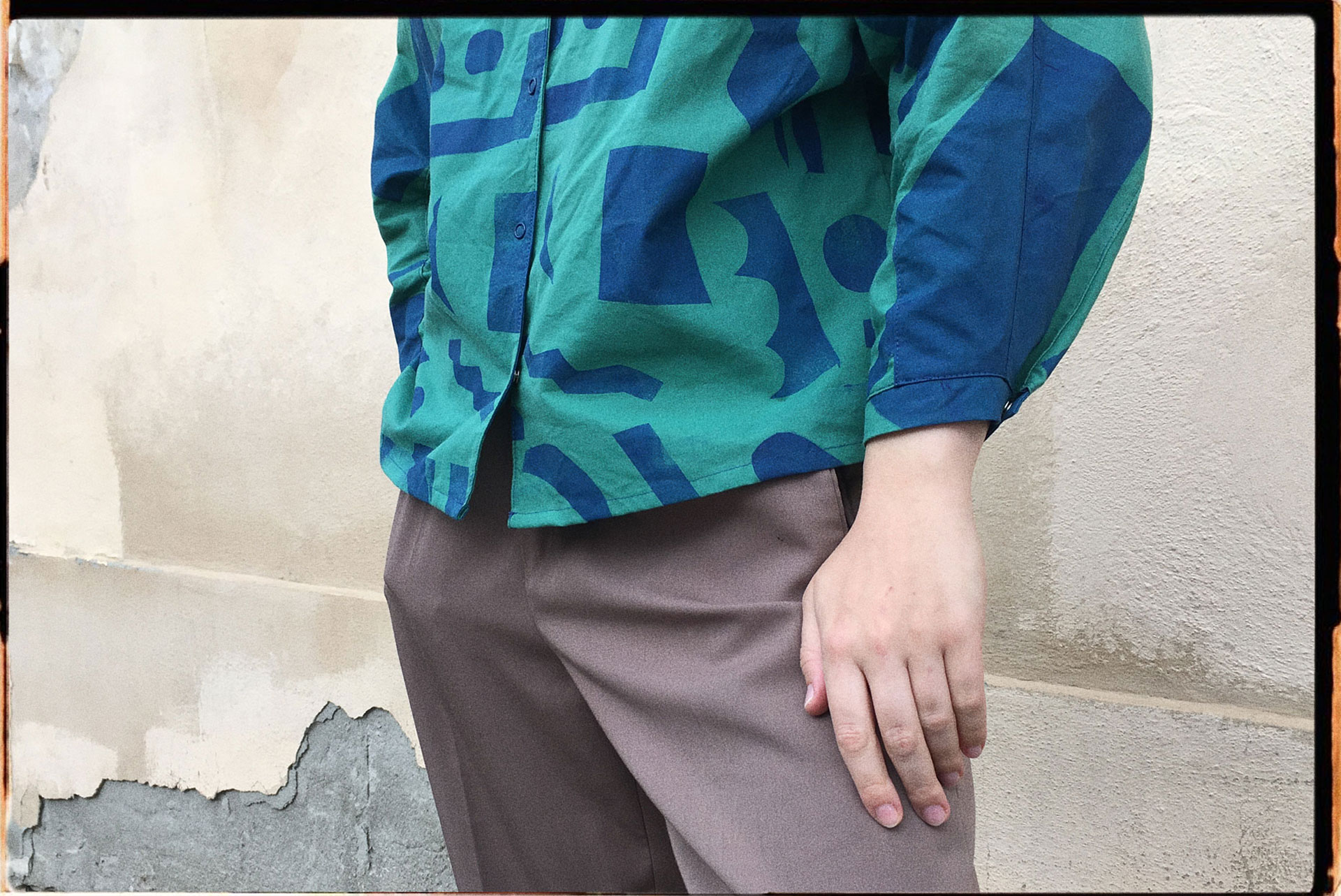 ROE hand screenprinted shirt